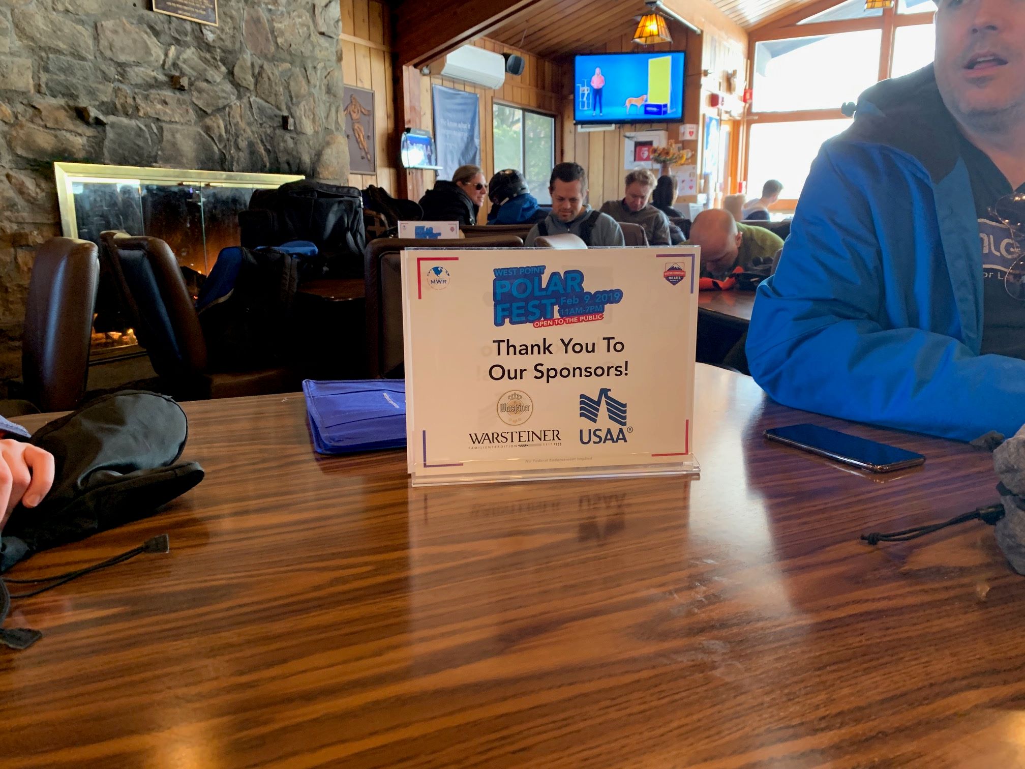 Table-Top Sponsor Recognition - Polar Fest